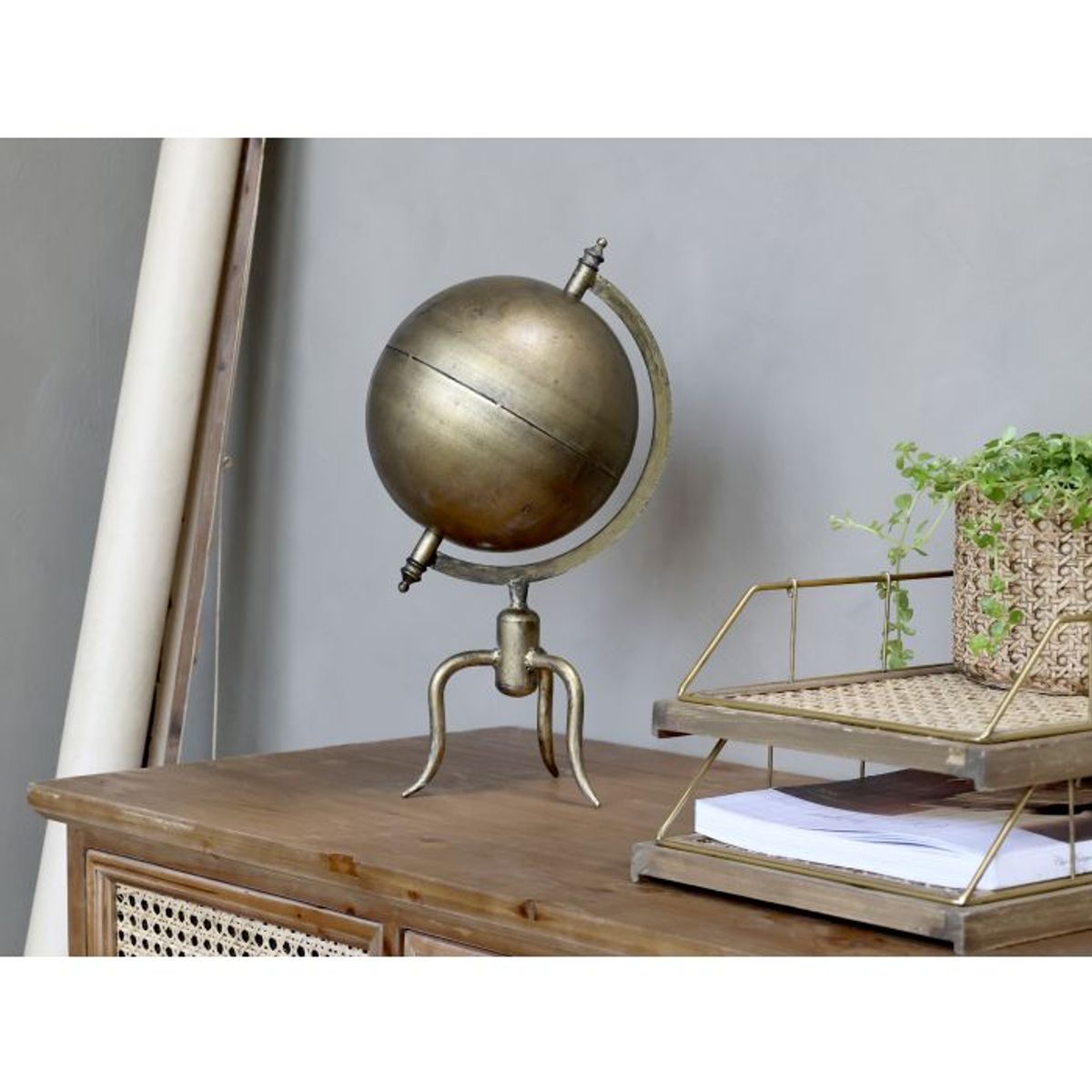 Globus i messing fra Chic Anique